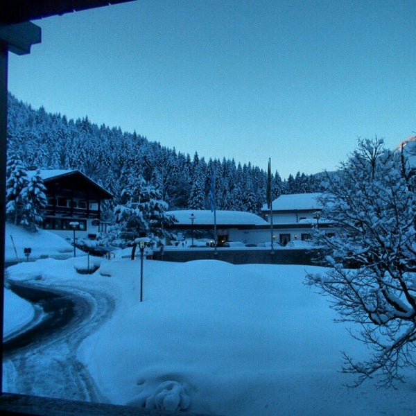 Photo taken at Arabella Alpenhotel am Spitzingsee by Helen S. on 3/16/2013