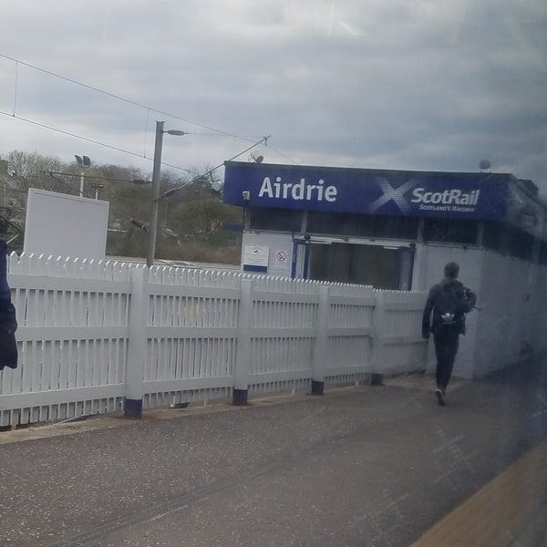 Airdrie Railway Station (ADR) Rail Station in Airdrie