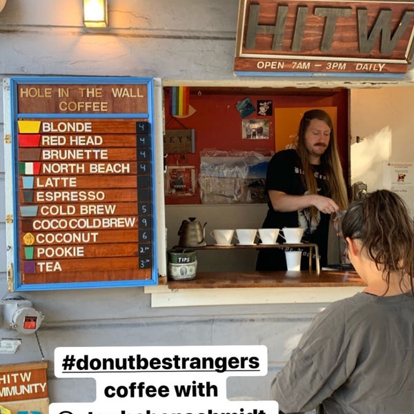Photo taken at Hole in the Wall Coffee by William Y. on 9/25/2019