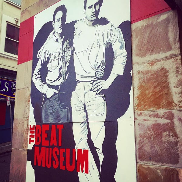 Photo taken at The Beat Museum by Vincenzo A. on 1/5/2016