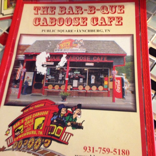 Das Foto wurde bei The Bar-B-Que Caboose Cafe von Dustin B. am 6/13/2014 aufgenommen