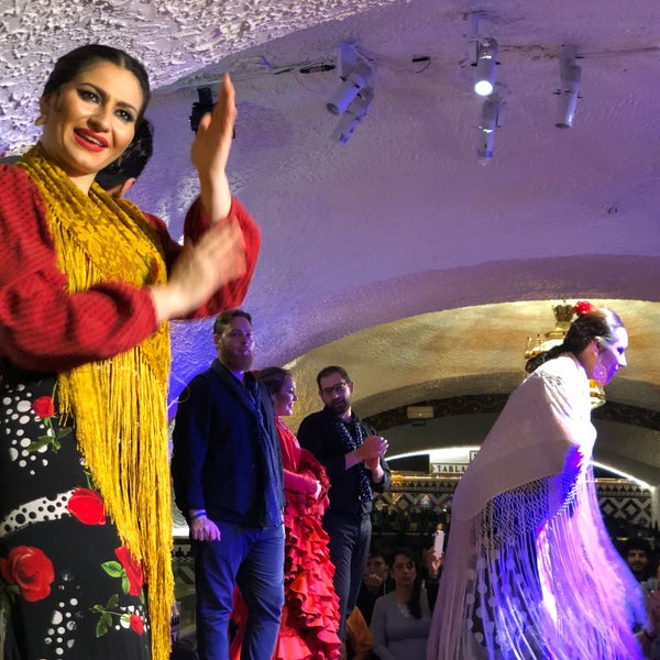 Photo taken at Tablao Flamenco Cordobés by Cihan E. on 11/30/2019