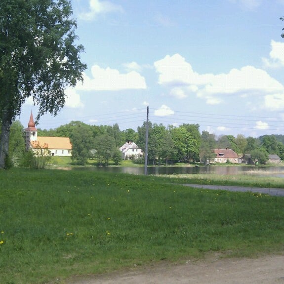 Photo taken at Āraišu Ezerpils by Matīss L. on 5/20/2013