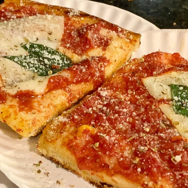 Best Sicilian pizza there is, be sure to try the Rosa