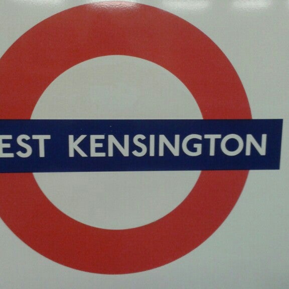 Photo taken at West Kensington London Underground Station by Ritvars Z. on 4/17/2015