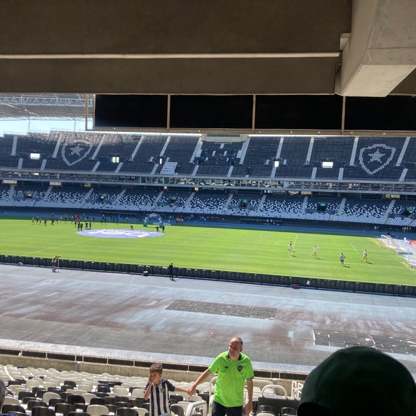 Photo taken at Nilton Santos Stadium (Engenhão) by Priscilla B. on 1/15/2023