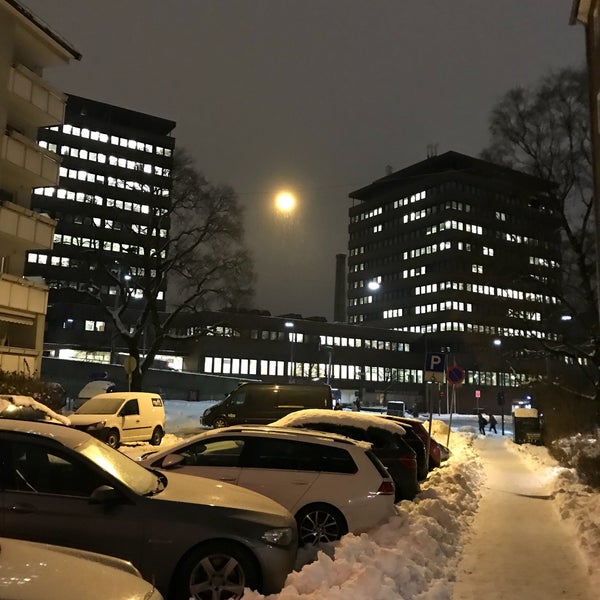Photo taken at Tøyen Torg by Per H. on 1/18/2018