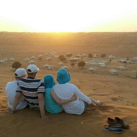 Photo taken at Desert Nights Camp Al Wasil by shanaka p. on 10/25/2013