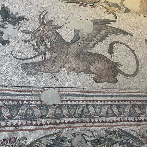 10/19/2022 tarihinde Elena D.ziyaretçi tarafından Büyük Saray Mozaikleri Müzesi'de çekilen fotoğraf