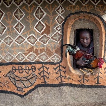 Exposition Hans Silvester "Les maisons des Benchs" en Éthiopie à la galerie Pascal Lainé, printemps 2014 © Hans Silvester