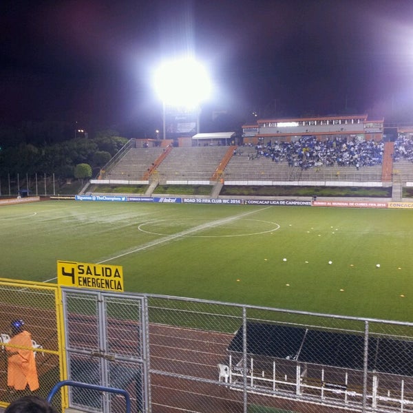Photo taken at Estadio Cementos Progreso by Mariano S. on 8/23/2013