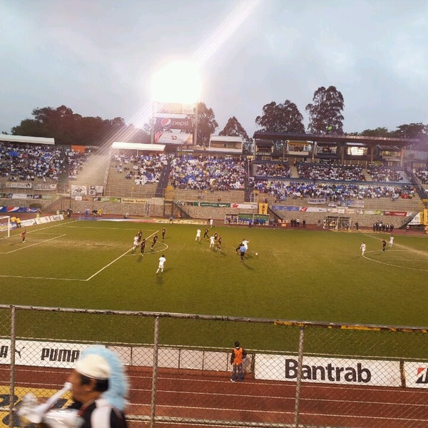 Photo taken at Estadio Cementos Progreso by Mariano S. on 6/17/2013