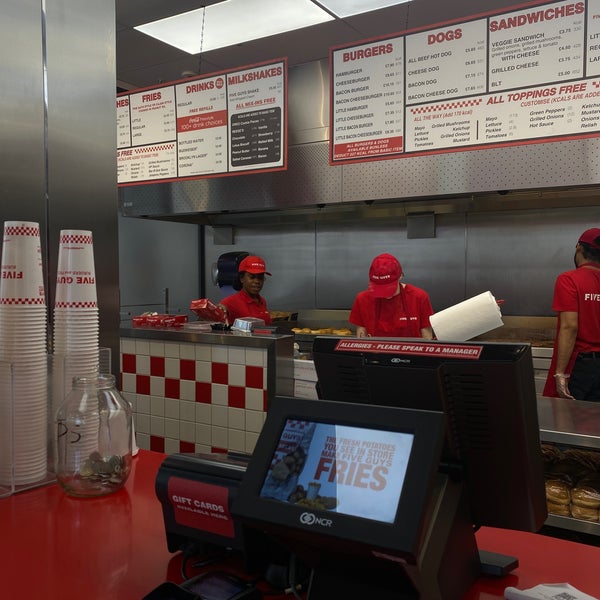 Photo taken at Five Guys by . on 7/14/2022