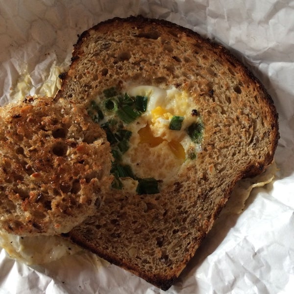 They have the best multigrain bread. Pic of egg in a basket