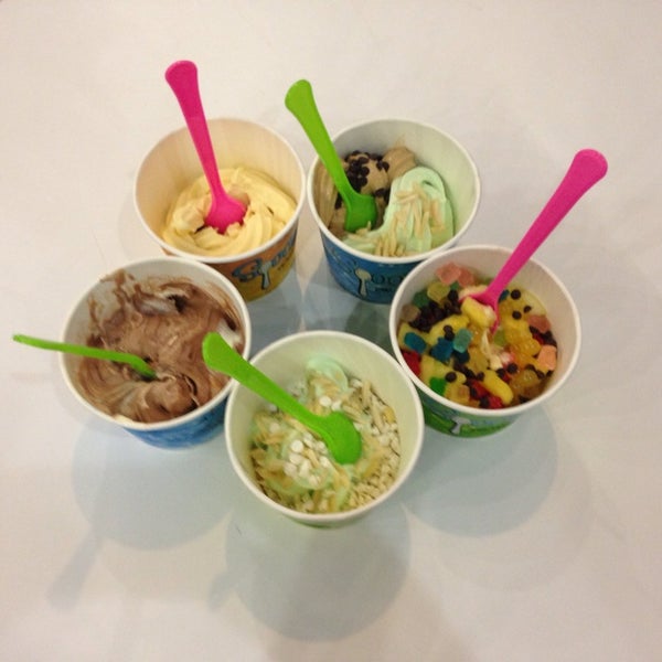 Spoons Yogurt Central Station Frozen Yogurt Shop in College Station