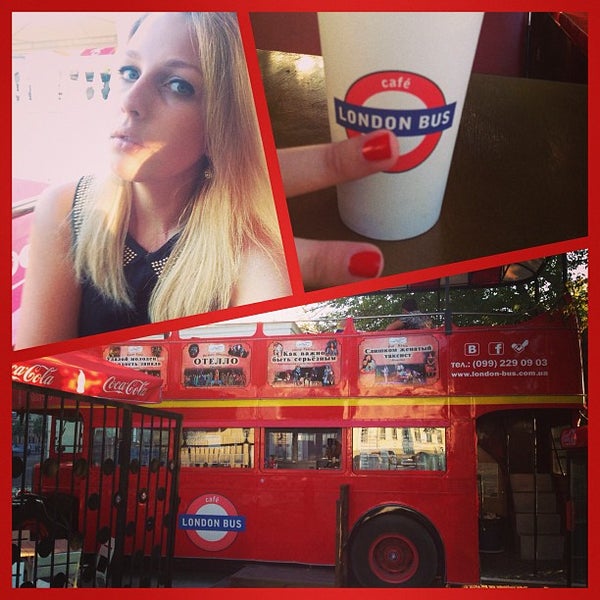 Foto tirada no(a) London Bus Cafe por Dasha em 8/2/2013