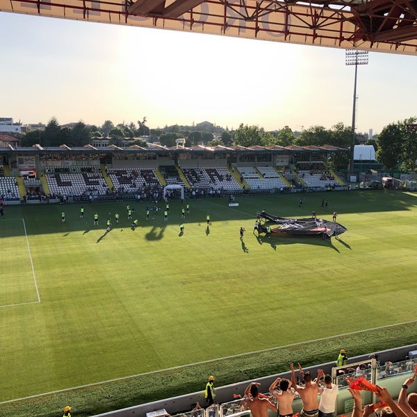 Photo taken at Orogel Stadium Dino Manuzzi by Demis G. on 7/6/2019