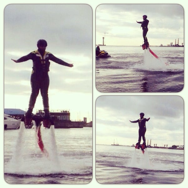 Photo taken at Flyboard by Julia G. on 10/4/2014