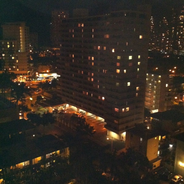 Photo taken at Royal Garden at Waikiki Hotel by Danny C. on 2/18/2014