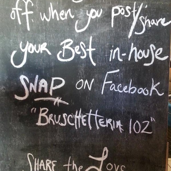 Grab your 10% off when you post/share your best in-house snap on Facebook, Foursquare and Twitter. Share the Love {Mon-Fri}