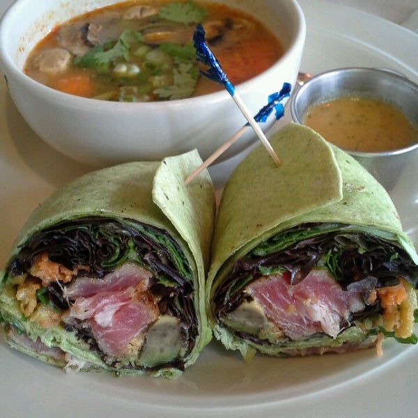 The fried crab cake rolls and lemongrass soup are both amazing!