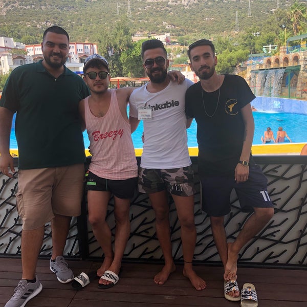 Photo taken at Bodrum Aqualand by Ibrahim S. on 8/26/2019