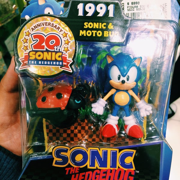 Sonic The Hedgehog 20th Anniversary Sonic & Moto Bug Action Figure