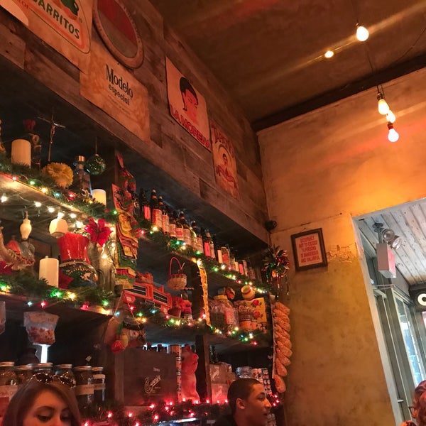 Great margaritas! Get the pitchers, they are cheaper! The tacos are incredible! Their condiments are a god-send and make chips and guac a next level experience! Incredible vibe! Pricey for tacos tho