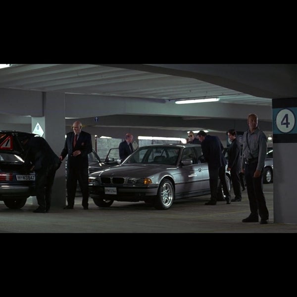 The multi storey car park at Brent Cross Shopping Centre was famously used for a lengthy chase sequence between James Bond's remote control BMW 750 and Carver's goons in Tomorrow Never Dies (1997).