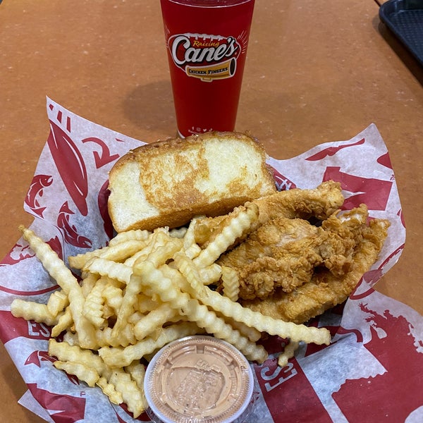Photo taken at Raising Cane&#39;s Chicken Fingers by Eugenia E. on 10/27/2023