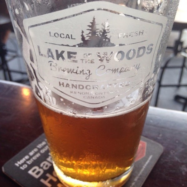 Photo taken at Lake Of The Woods Brewing Company by Jeremy G. on 8/31/2015
