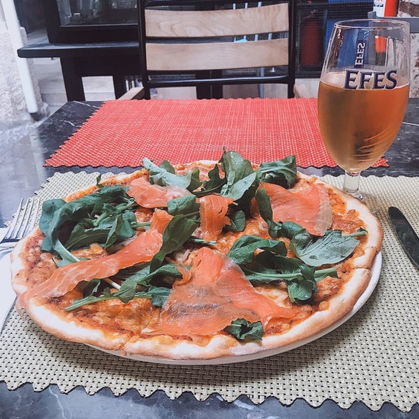 5/22/2019 tarihinde Polina ✈.ziyaretçi tarafından Gazetta Brasserie - Pizzeria'de çekilen fotoğraf