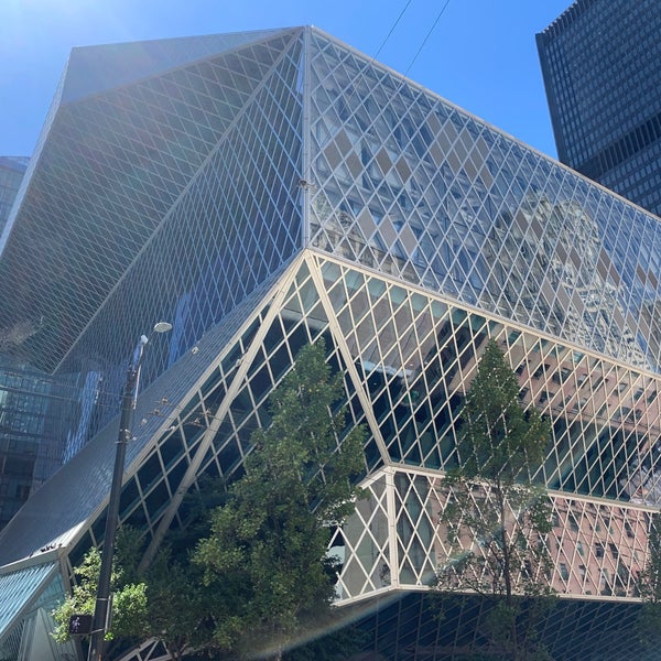 Photo taken at Seattle Central Library by Mark S. on 8/6/2022