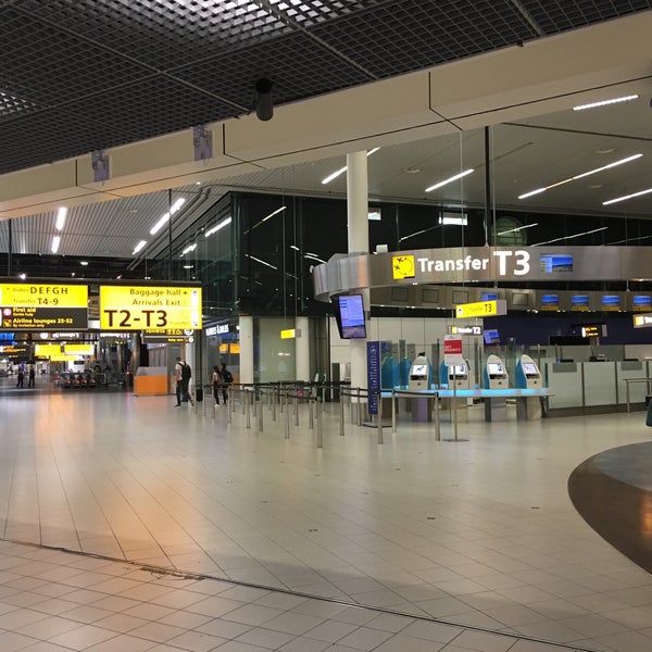 Photo taken at Amsterdam Airport Schiphol (AMS) by Tatyana R. on 6/9/2017