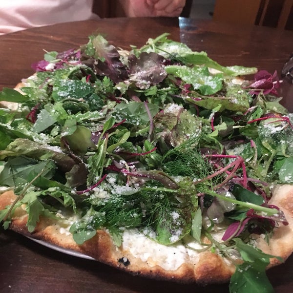 The salad pizza is the best I've had!