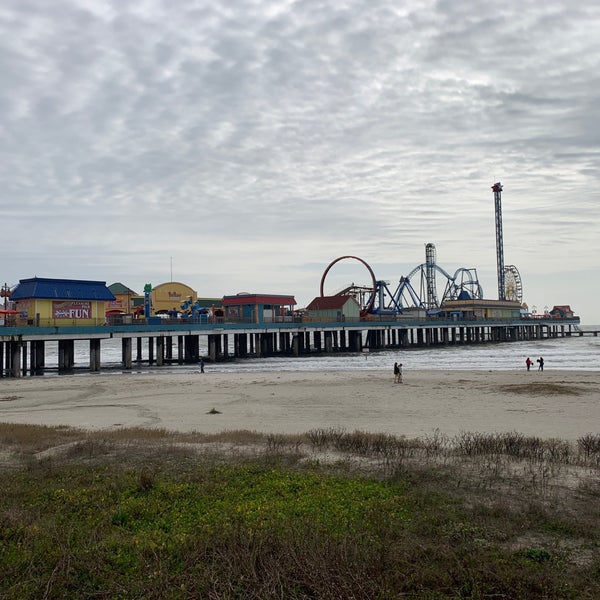 Photo taken at Galveston Island Historic Pleasure Pier by Larry R. on 2/15/2020