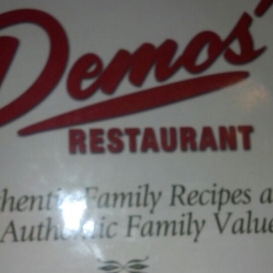 Photo taken at Demos&#39; Steak &amp; Spaghetti House by Robert H. on 5/25/2013