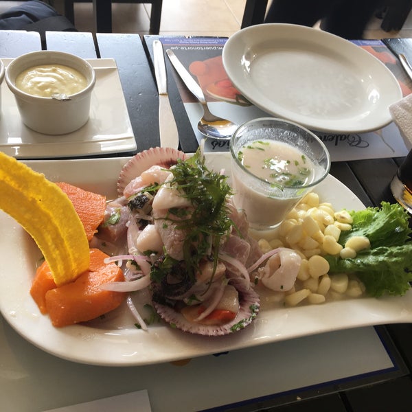 Ceviche is the best seafood in Peru.