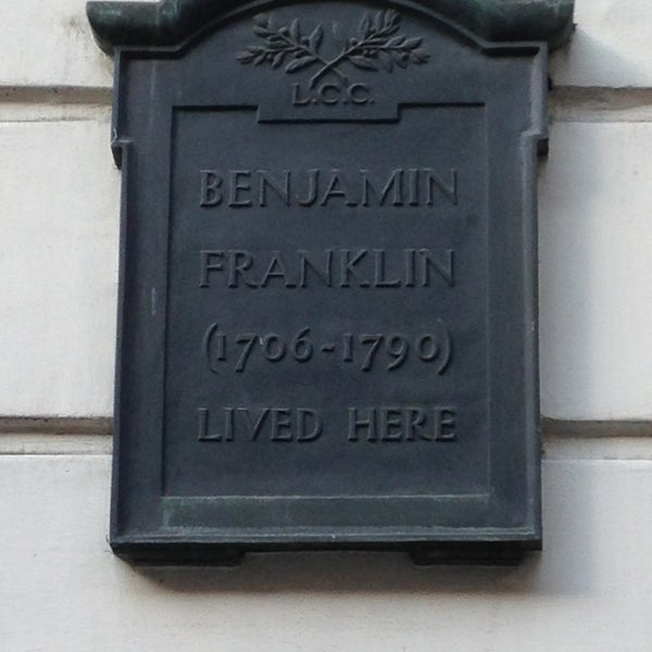 รูปภาพถ่ายที่ Benjamin Franklin House โดย Ali Ö. เมื่อ 8/1/2013