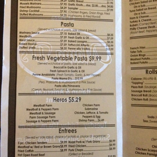 Mama D's Italian Restaurant Calvert City, KY