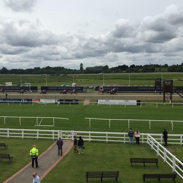 Photo taken at Lingfield Park Racecourse by Uli F. on 6/1/2015