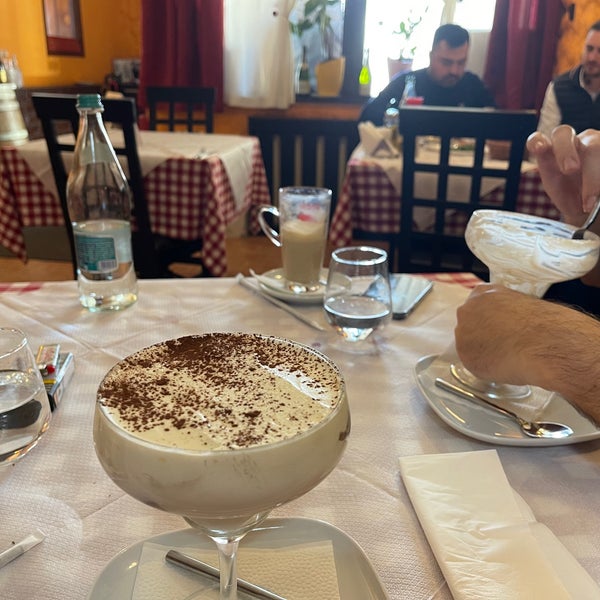 Above average trattoria; good food (beef soup, grills for two); tiramisu is a delight; house wine has room for improvement; decent prices; kind service; outdoor seating; free wi-fi & street parking;
