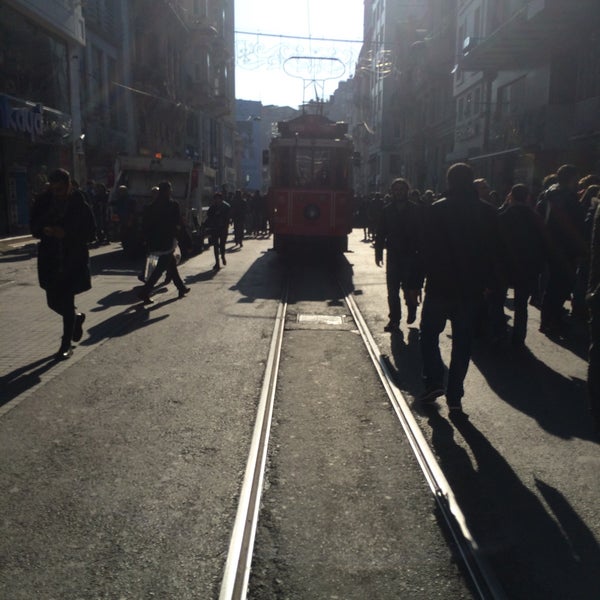 Photo taken at İstiklal Avenue by Sinan Ç. on 3/24/2015