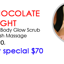 CHOCOLATE DELIGHT - VALENTINE'S DAY SPA SPECIAL!