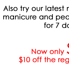 No Chip Manicure and Pedicure Only $40.