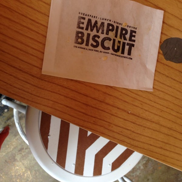 Photo taken at Empire Biscuit by Katie H. on 10/30/2013