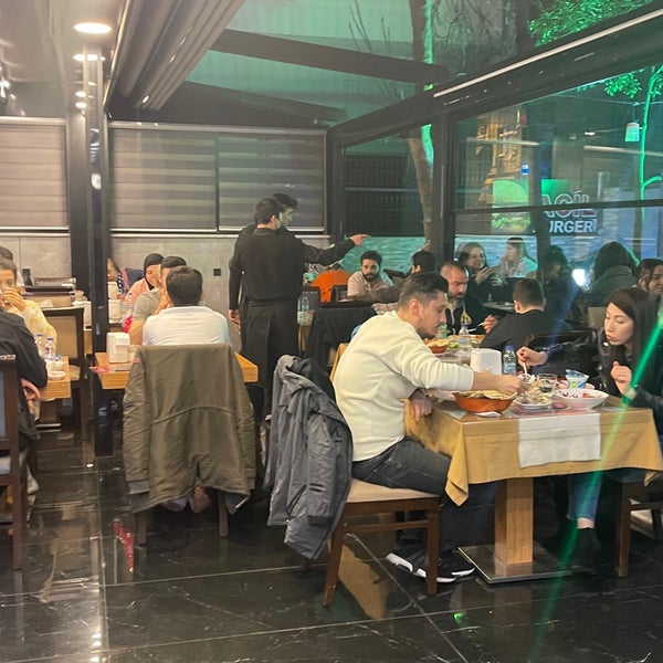Open until 05 in the morning, a business with an open-air garden. Kebab, Meat, Lamb, Veal, Chicken, Salad, Dessert, Hummus, Pita, Special pan dishes are available.