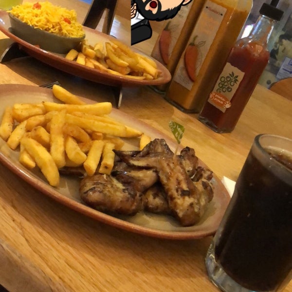 Photo taken at Nando&#39;s Zayed Town by Saleh Ahmed on 10/8/2018