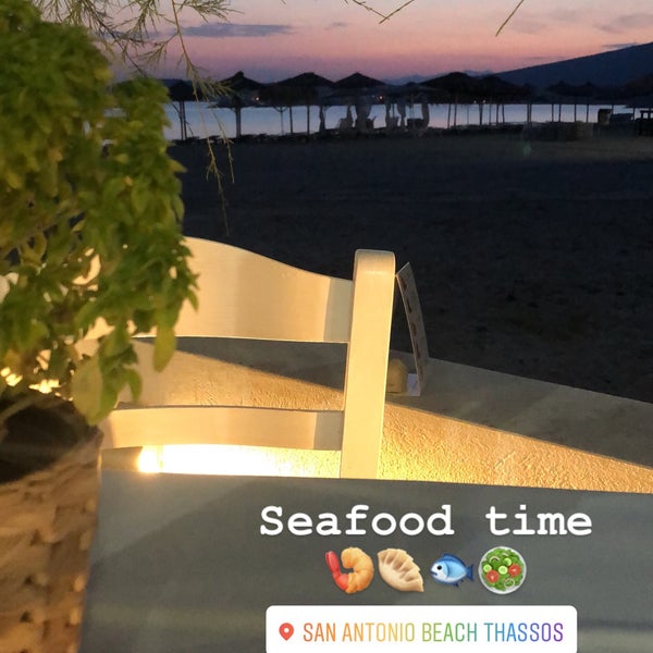 6/11/2018 tarihinde Andreja S.ziyaretçi tarafından San Antonio Beach Restaurant &amp; Bar'de çekilen fotoğraf