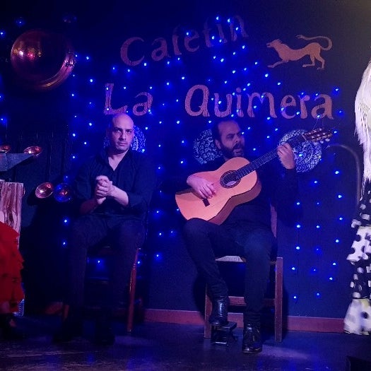Photo taken at La Quimera Tablao Flamenco y Sala Rociera by Birten D. on 2/17/2020
